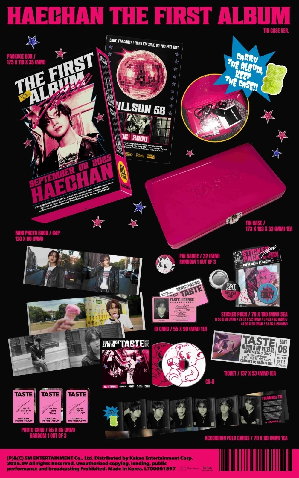 Альбом HAECHAN - TASTE [Tin Case ver.]