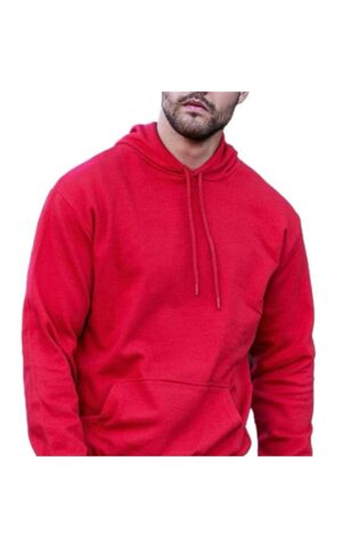 OXEX унисекс Красная толстовка с капюшоном Базовая сладкая кенгуру с карманами кенгуру