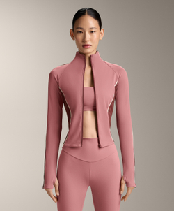 Oysho Легкая и теплая высокотехнологичная куртка, светло-розовый