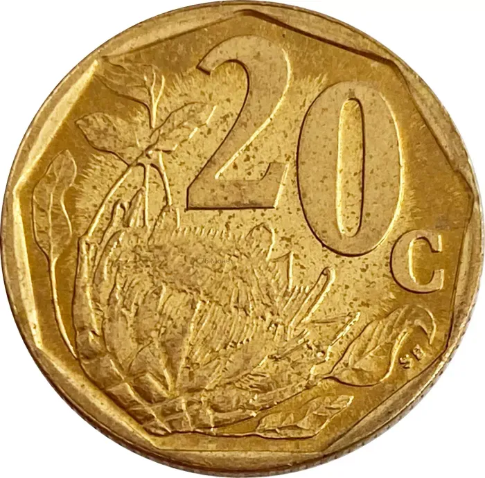 20 центов 1997 ЮАР