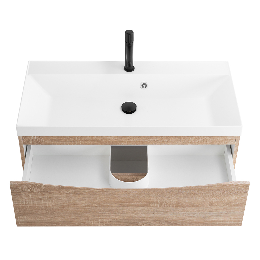 Тумба подвесная под раковину BelBagno MARINO-800-2C-SO-WO-P