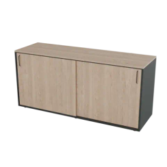 Тумба-купе низкая Prego office 1600х400х750 ПОТКН