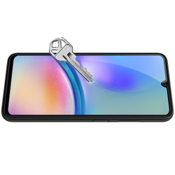 Защитное стекло на дисплей с олеофобным покрытием для Samsung Galaxy A05, черные рамки, G-Rhino