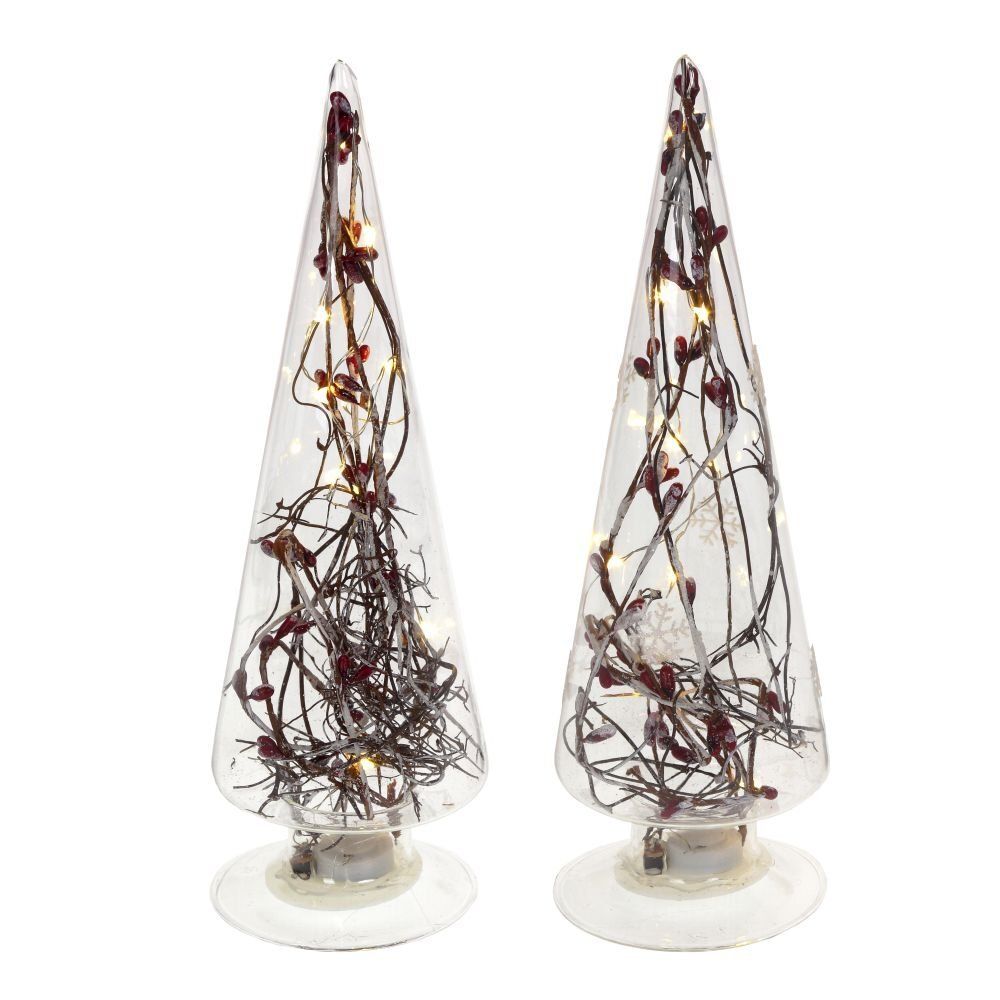 GAEM Изделие декоративное с подсветкой “Ёлка”, L8 W8 H25 см, (2хCR2032), 2в.