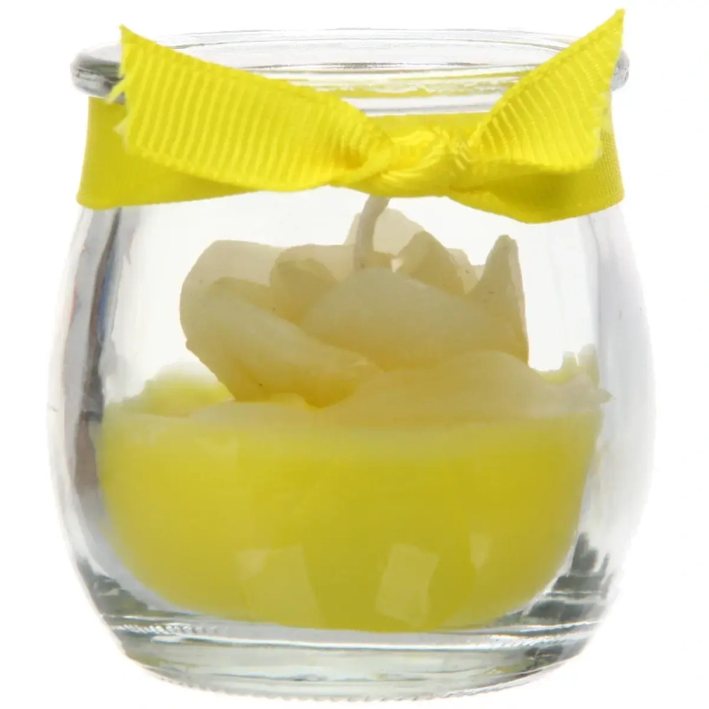 Свеча «Чудесная роза» 5*5,5 см, желтый