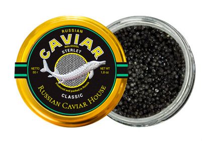 Икра черная стерляжья "Классик", 50г