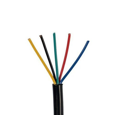 Провод кабель на метраж 5 жильный AWG22 (S сечение 0.33 мм2)