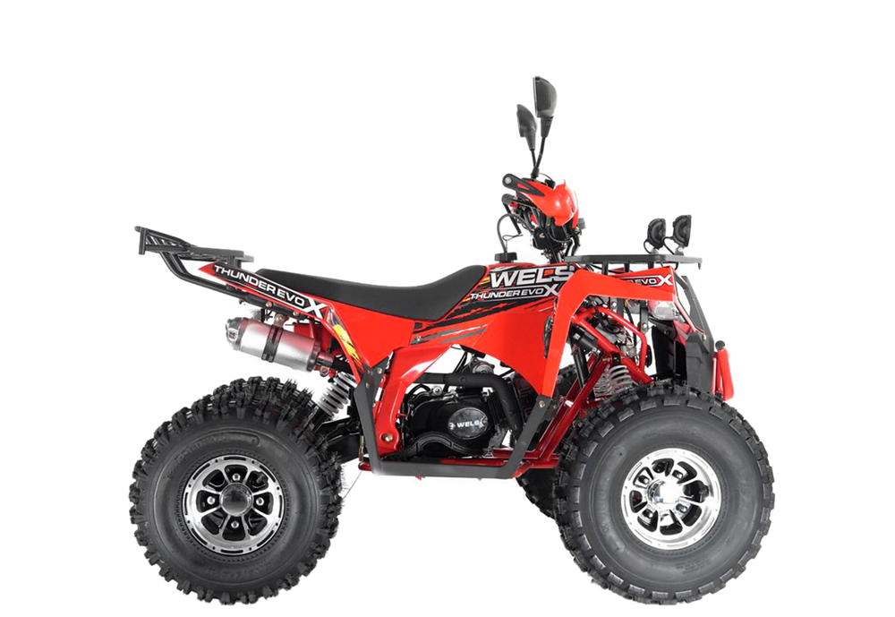 Квадроцикл Wels Thunder EVO X 125 красный