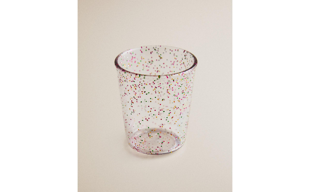 Zara Home стакан из пластика, цвет прозрачный, 8.2 см