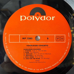 Винтажная виниловая пластинка LP Focus Hamburger Concerto (Japan 1974) (Obi) La Cathedrale De Strasbourg