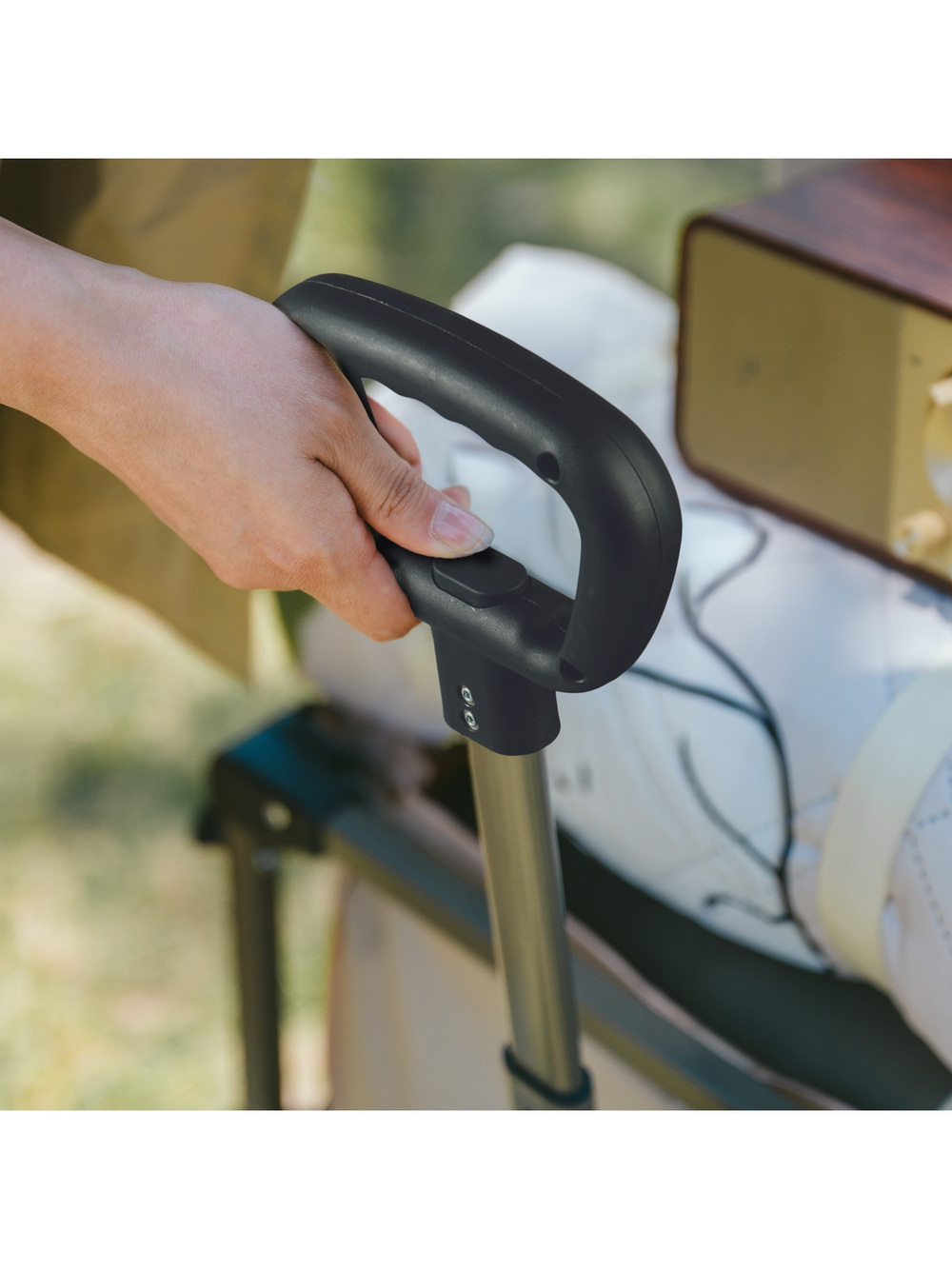 Тележка туристическая Naturehike Light 75х45,5х91 см, 120 л, черная