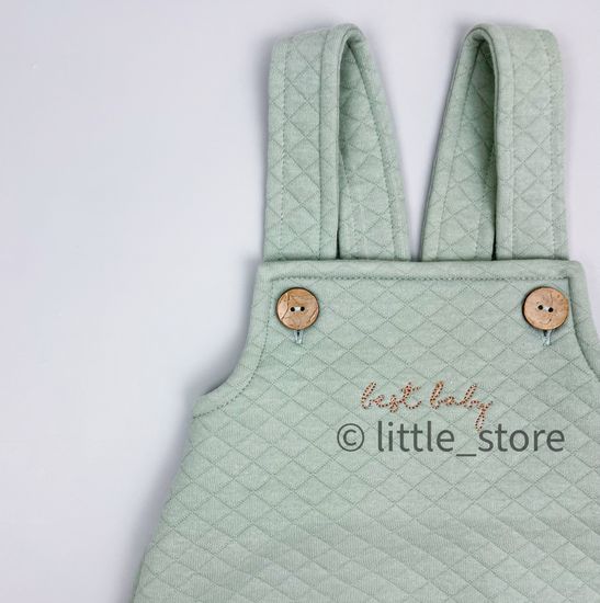 Полукомбинезон из капитония утепленный "Bunny" Ментоловый