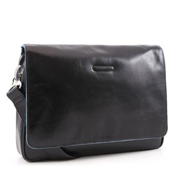 Сумка мужская Piquadro Blue Square черная из кожи (CA1403B2/N)