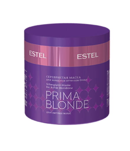 ESTEL Серебристая маска для холодных оттенков блонд PRIMA BLONDE, 300 мл