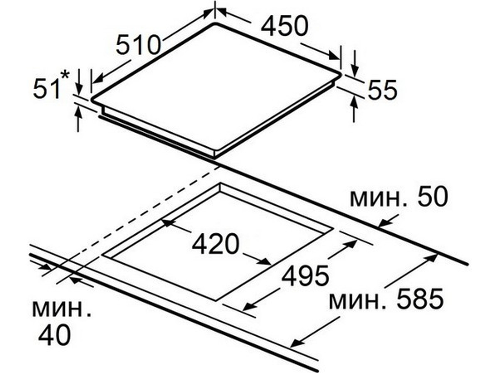 Варочная панель MAUNFELD AVCE4534SBK электрическая