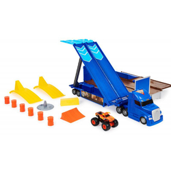 Spin Master Monster Jam - Грузовик-трансформер Transporter 2 в 1 + супер кроссовки El Toro Loco в масштабе 1:64 6058258
