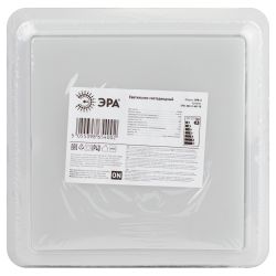 Светильник ЖКХ светодиодный ЭРА SPB-302-0-4K-10 IP40 10Вт 4000К квадратный накладной | Светильники ЖКХ IP40 и IP44