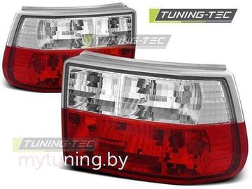 Задние фонари Opel Astra F red white