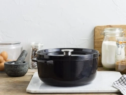 KitchenAid Чугунная кастрюля 22 см 3,3 л черная