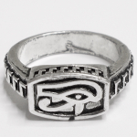 Кольцо с египетским символом Ра. Размер 19