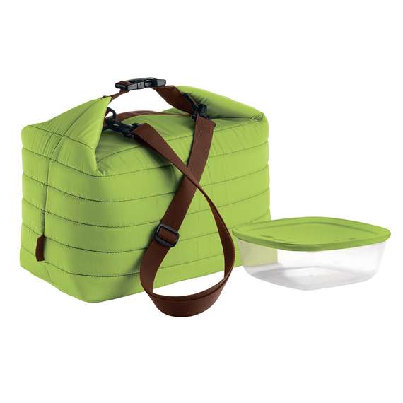 Набор из термосумки и контейнера handy, 3 л, зеленый