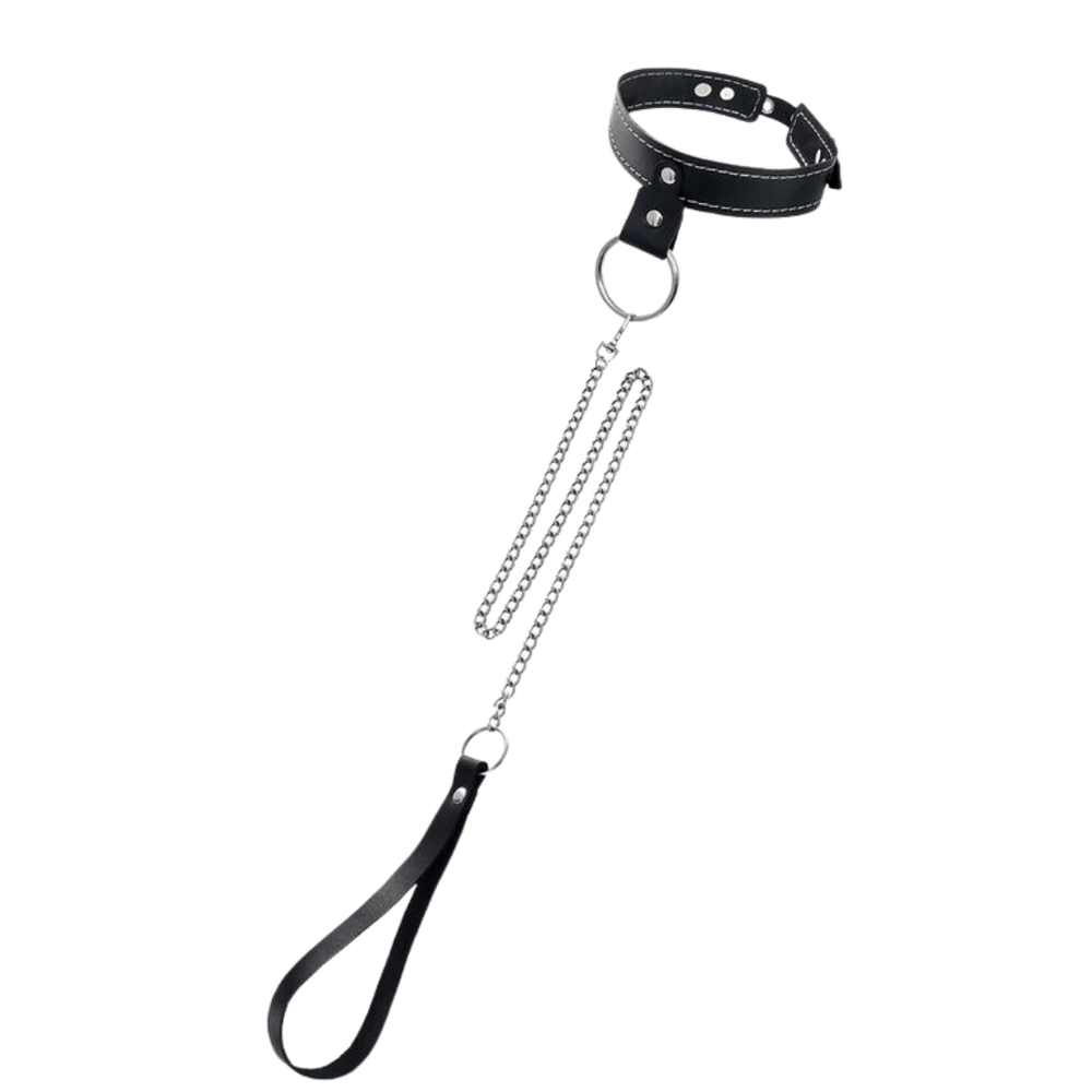 Ошейник из кожи Pecado BDSM
