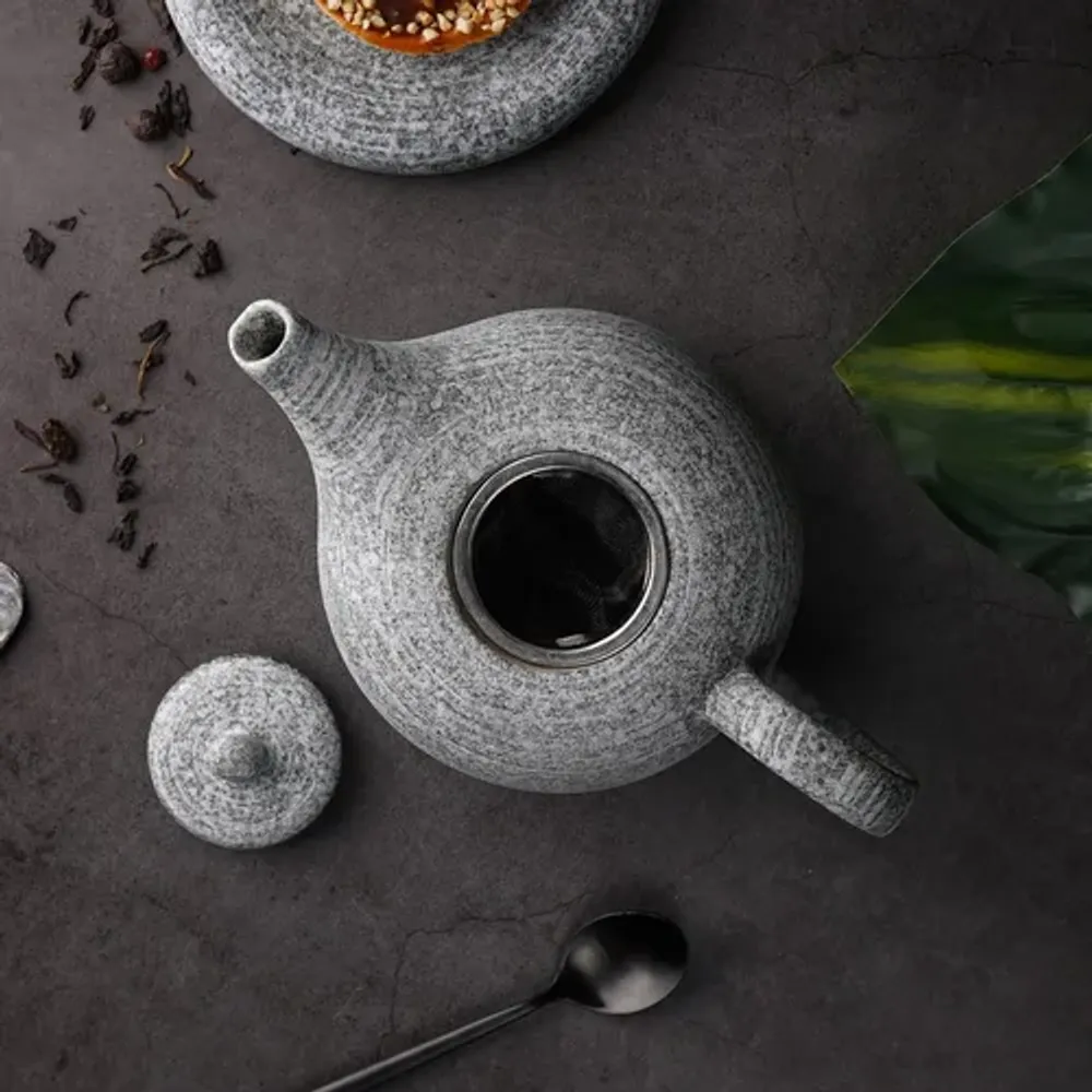 Чайник 830 мл с ситом d 13,4 см h12 см Stone Untouched Taiga P.L. Proff Cuisine [1]