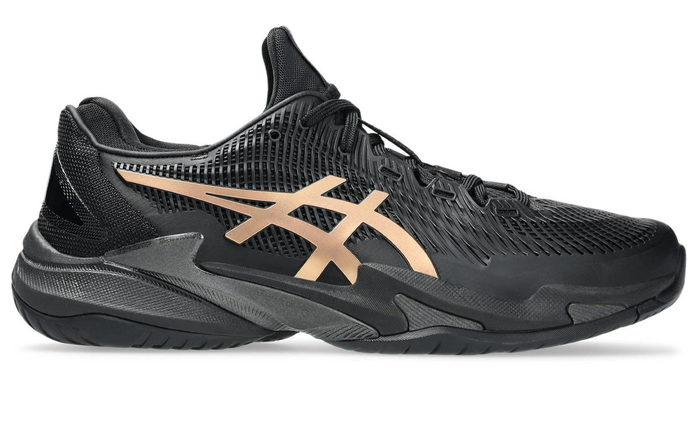 Теннисные кроссовки Asics Court FF 3 Novak Night Energy - black/prism gold