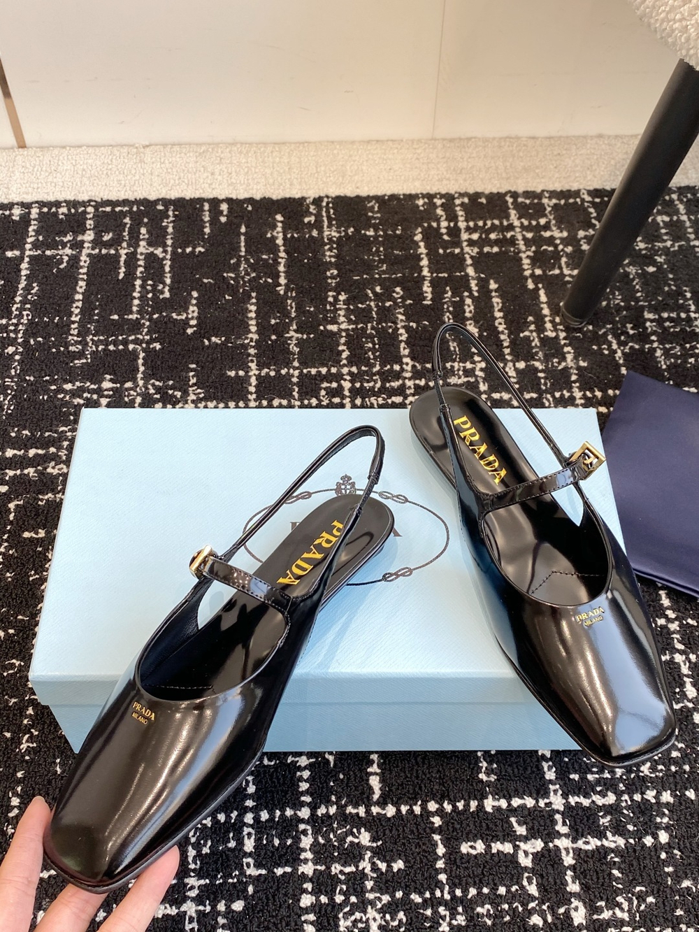 Prada Slingback Ballerinas
