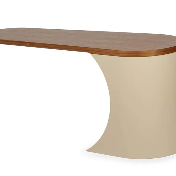 Рабочий стол Rome 160x60 см, шпон ореха