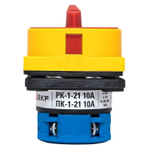 Переключатель кулачковый ПК-1-21 10А 1п "1-0-2" с блокировкой IP65 PROxima EKF pk-1-21-10-a65