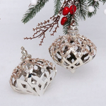 Набор украшений SHINE "Magic lamp" 8,8х10,4см 2шт. light champagne