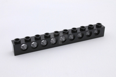 Lego 50шт Кирпич 1x10 R4.9 (черный) 273026