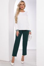 Костюм "Ханна" (белый/зеленый) К8427 LT Collection (Акция)