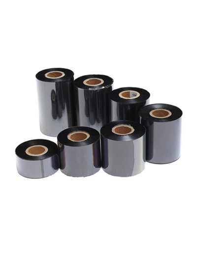 Ribbon 110mm*300m Wax/Resin OUT Black 1" core