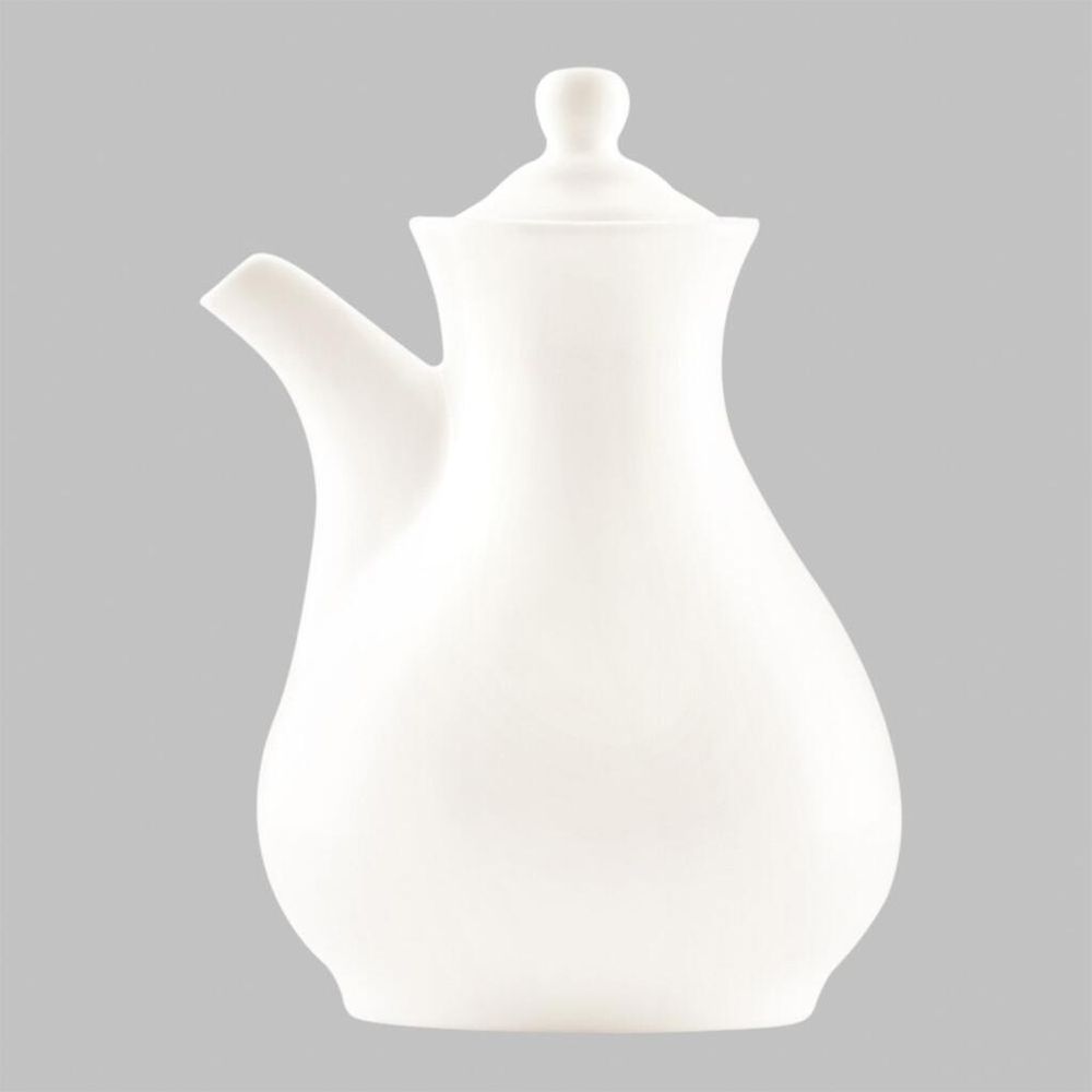 Соусник 100 мл бутылочка для соевого соуса белый фарфор P.L. Proff Cuisine [6]