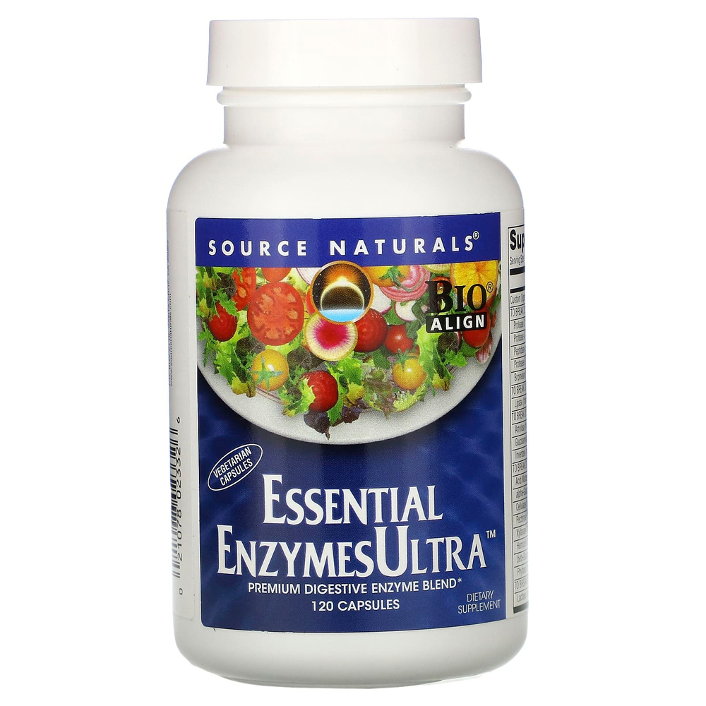 Source Naturals, Essential EnzymesUltra, 120 капсул