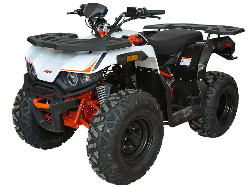 Квадрицикл KAYO AU180 (белый пластик 2024 г.) (ПТС)