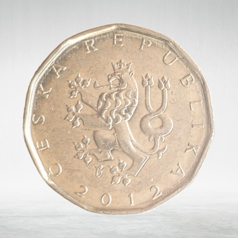 Czech Republic, 2 Koruny, 2012, VF