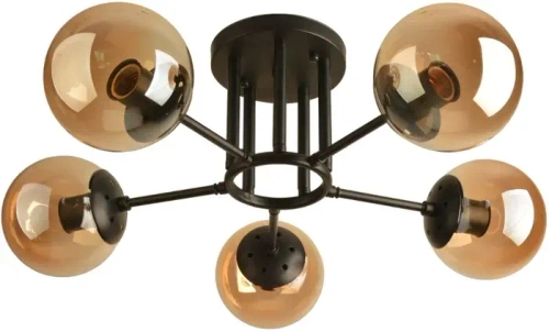 Потолочная люстра Mirastyle BL-8256/5 BK