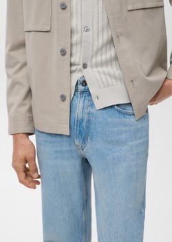 Джинсы Moby straight fit светлого цвета