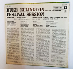 Винтажная виниловая пластинка LP Duke Ellington And His Orchestra Festival Session (USA 1960)