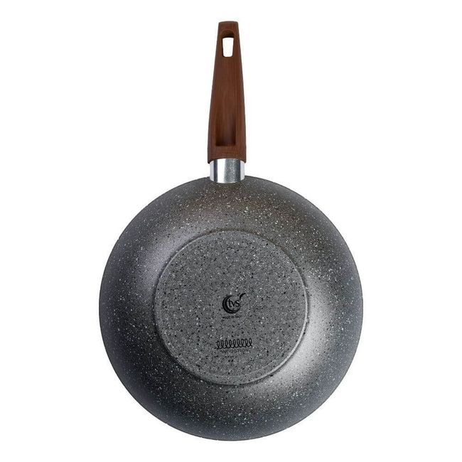 Сковорода Вок TVS Mineralia Induction Eco, 28 см