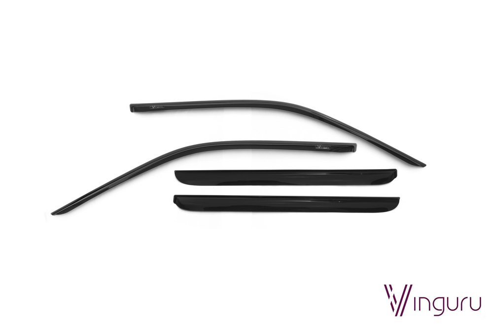 Дефлекторы окон Vinguru SUBARU Forester II 2002-2005, 2005-2008 , крос, AFV64902