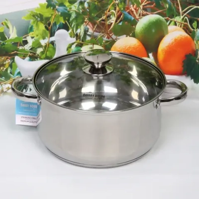 Кастрюля из нержавеющей стали OLIVIA 6,1 л, индукция, DH12-24