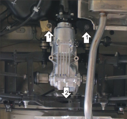 Защита стальная 2 мм ЗДф Renault Duster; Kaptur; Arkana MOTODOR.01732