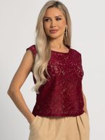 Топ кружевной Нэнси (бордо) Б15960-10М LT Collection