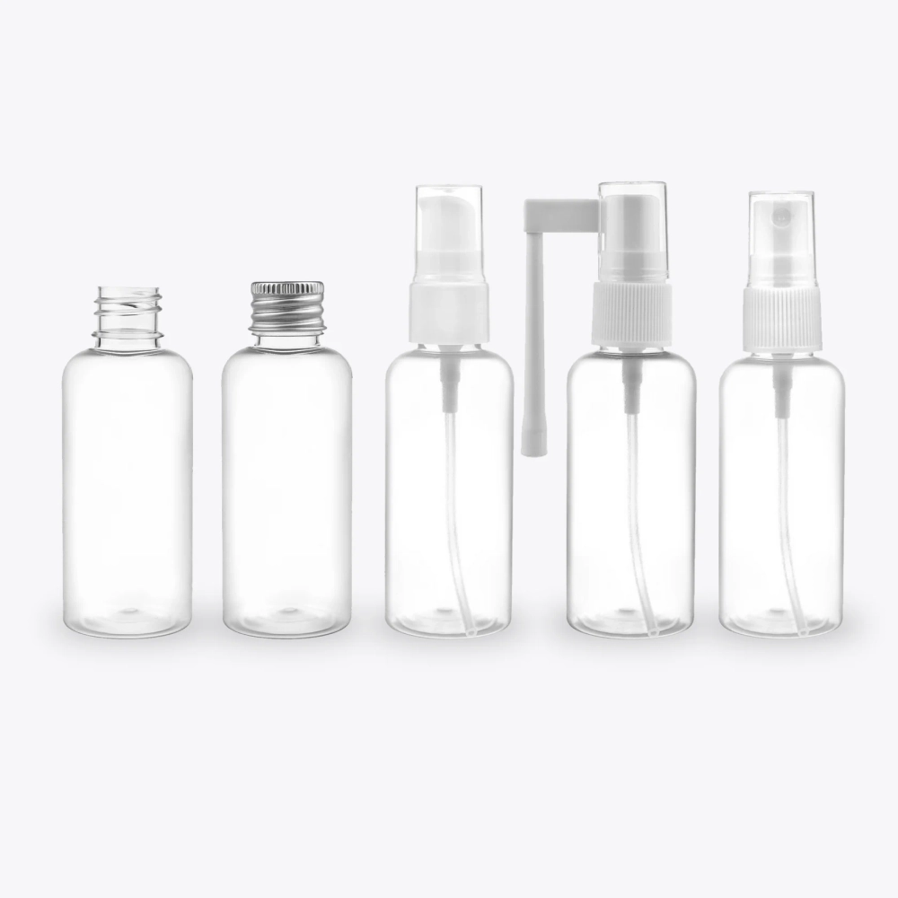 Флакон ПЭТ 50 мл (18) Италия Прозрачный