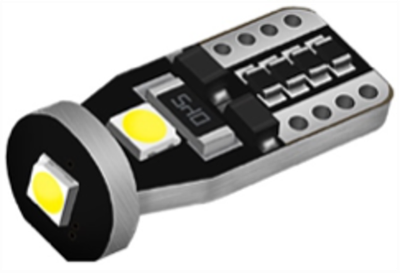 ZMB W5W 3SMD(3030) NP CanBus 12V Белый (1шт)