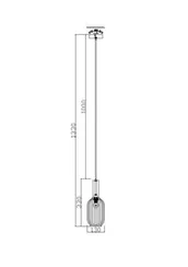 Подвесной светильник Зельма / Zelma Freya fr8013pl-01am